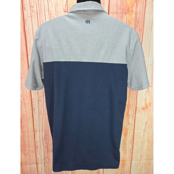 Travis Mathew Mens Polo Shirt Large Colorblock - Picture 2 of 9